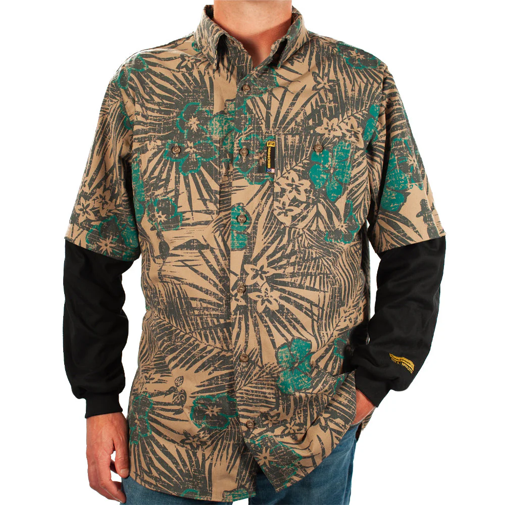 Tropic Camo Beige FR Hawaiian Shirt - Image 5