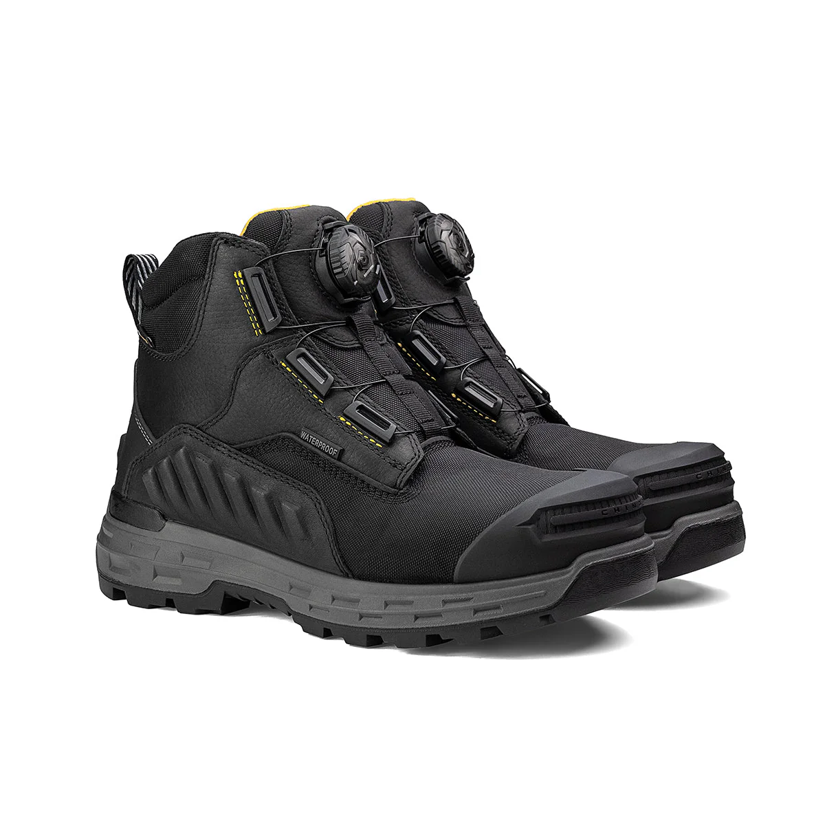 Wildwood 6ā Composite Toe Turbolace⢠Work Boot - Black - Made in USA - Image 4