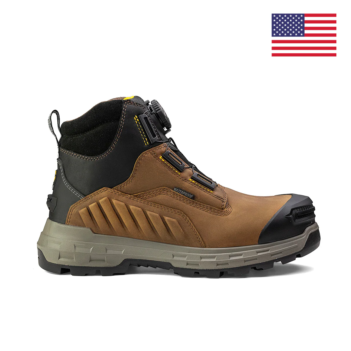 Wildwood 6ā Composite Toe Turbolace⢠Work Boot - Brown - Made in USA - Image 3