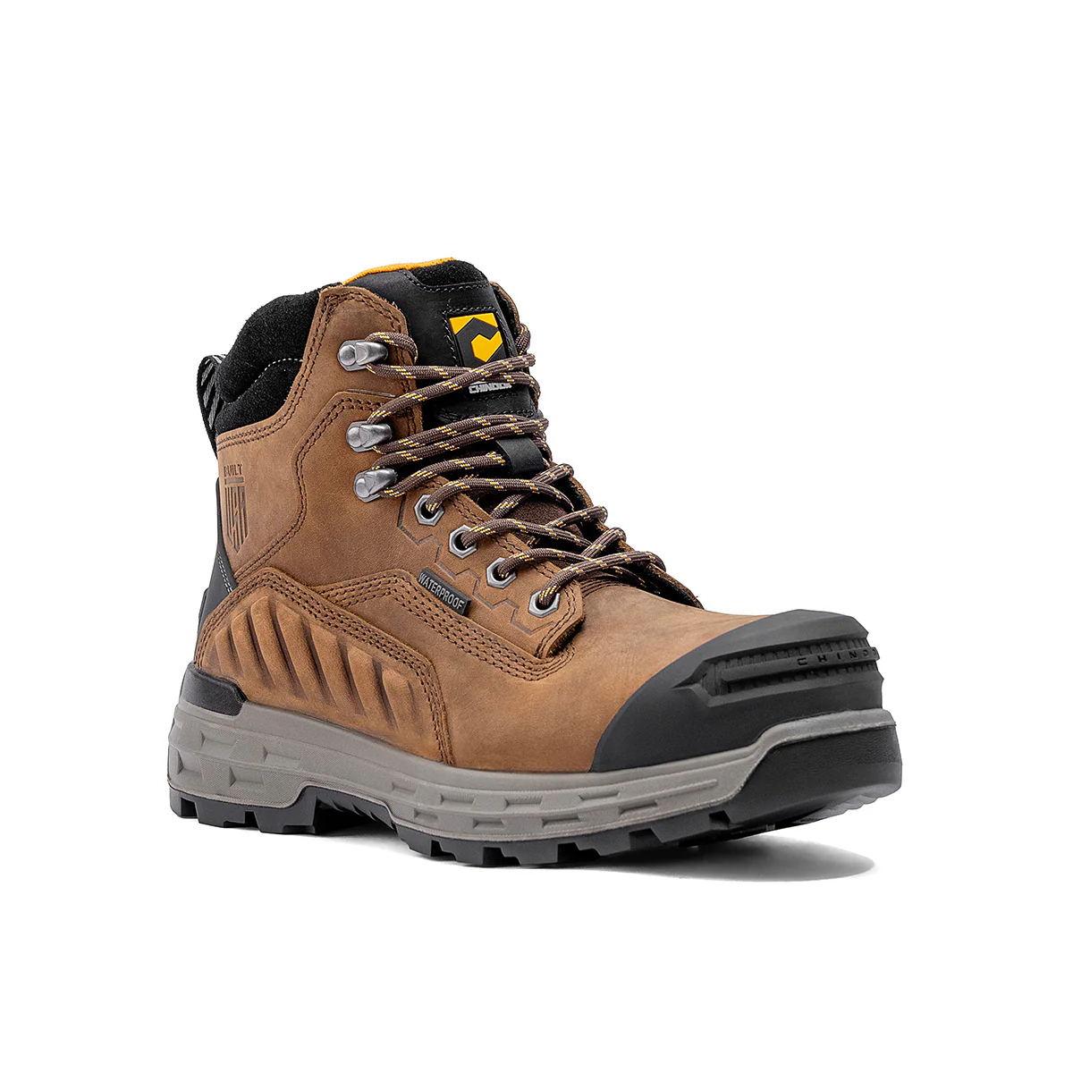 Wildwood 6” Waterproof Composite Toe Brown Boot - Made in USA