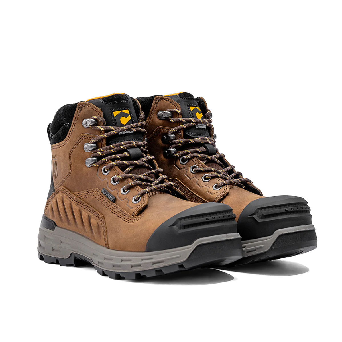 Wildwood 6” Waterproof Composite Toe Brown Boot - Made in USA - Image 5