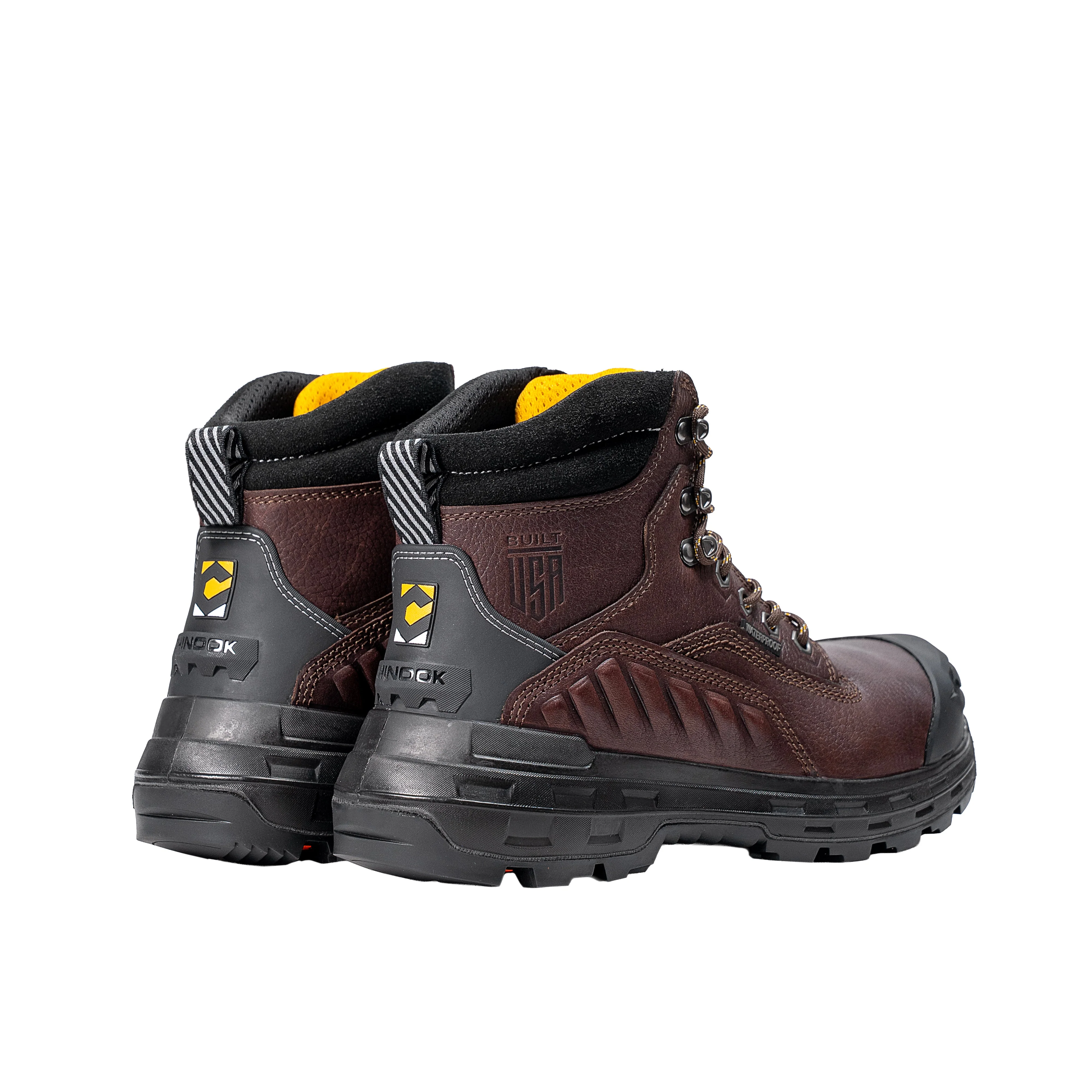 Wildwood Waterproof Composite Toe Red Brown Boot - Made in USA - Image 5